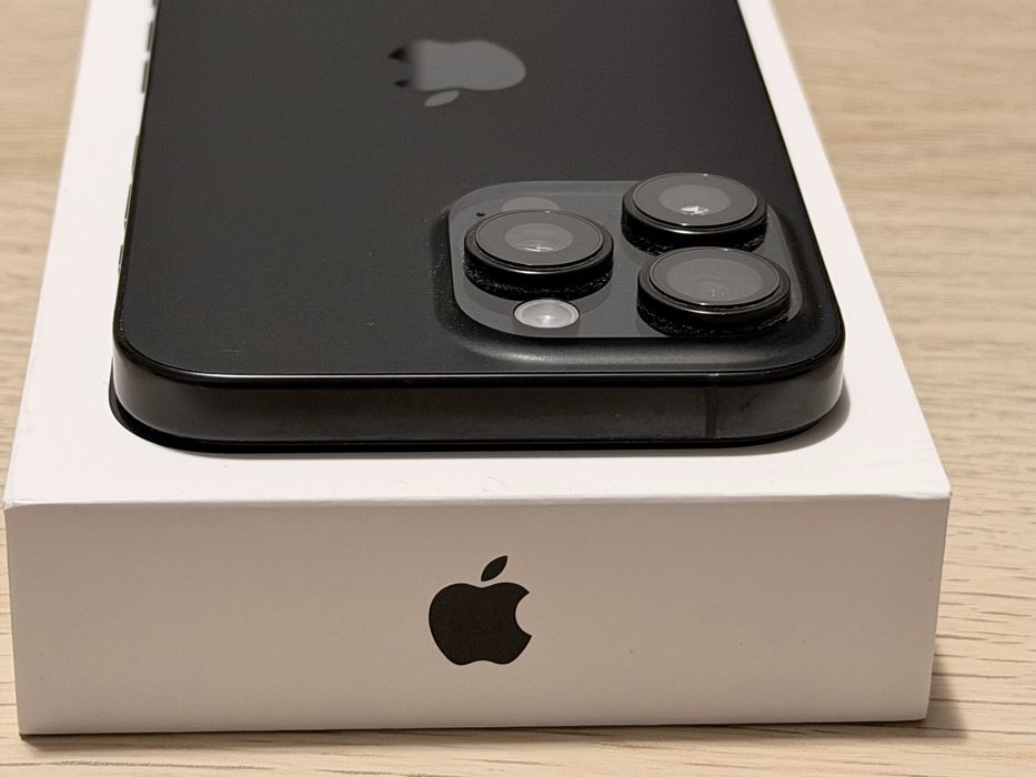 iPhone 16 Pro Max, 256Gb, Black Titanium, inca in garantie