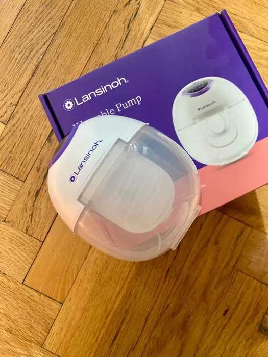 Преносима единична електрическа помпа за кърма Lansinoh