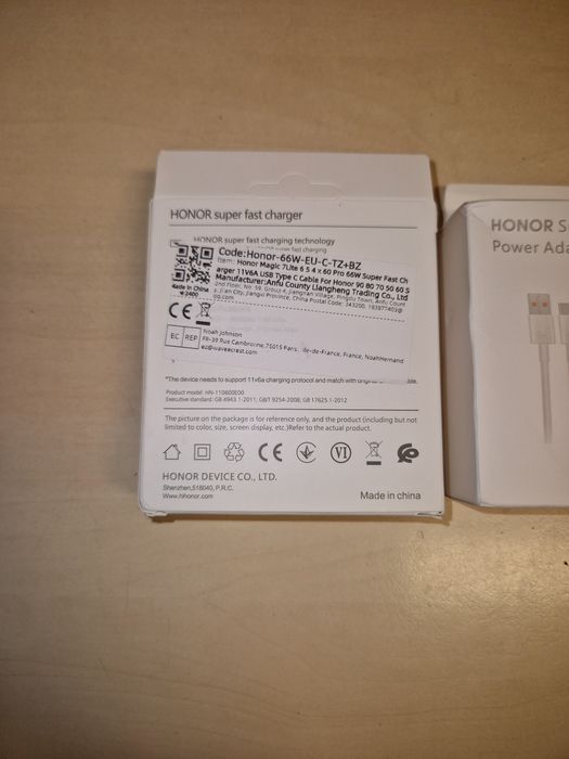 Încărcător Honor Super Charge + Cablu 66W