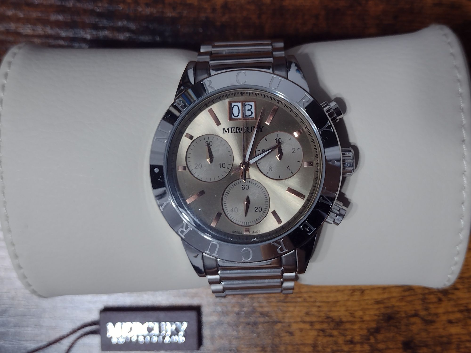 Ceas lux Mercury Swiss Chronograph ME345-SR-4