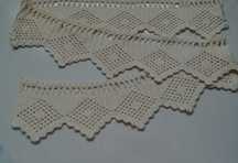Hand made bordura 180 cm colt  cerceaf vechi decoratiune