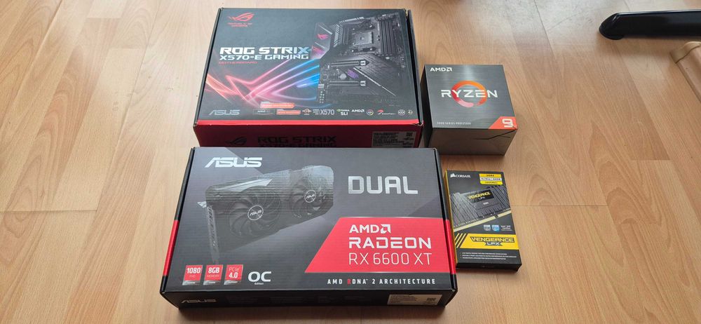 Kit 5900x + Asus Strix x570 e-gaming + 64GB DDR4