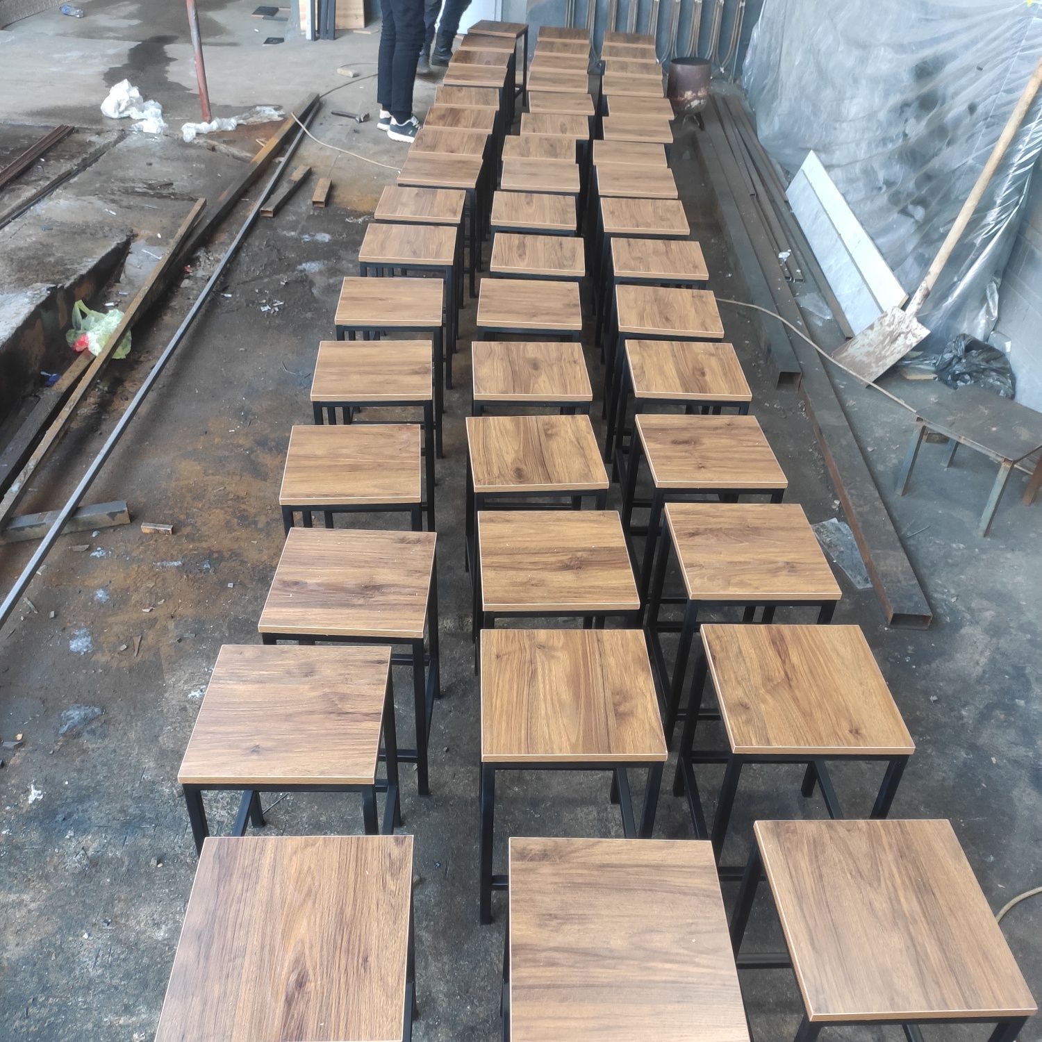 Loft stol stular, taburetka game club mebel