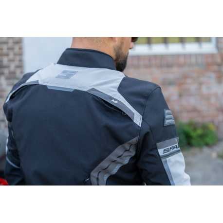 Geaca moto Noua multisezon Spark Maverick Gri cu 2 mesade detasabile