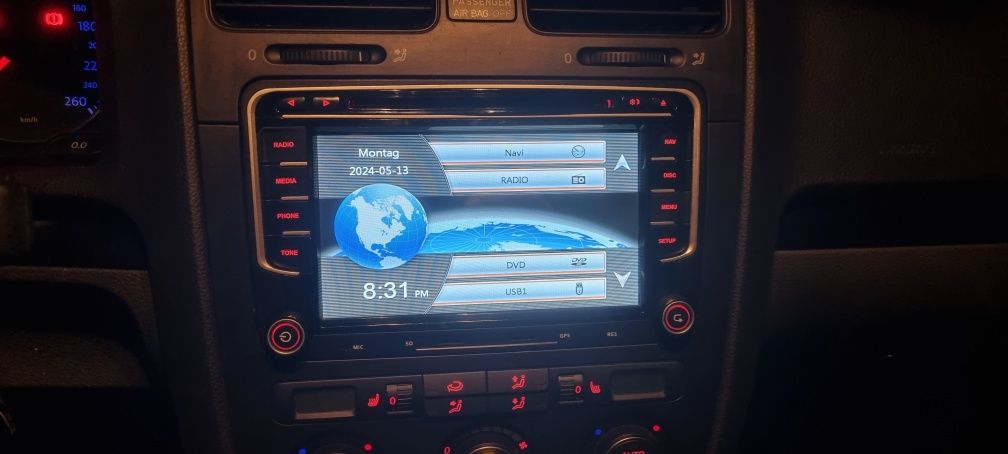 Navigatie - Volkswagen,Seat,Skoda 6+128GB slot SIM carplay Dsp Android