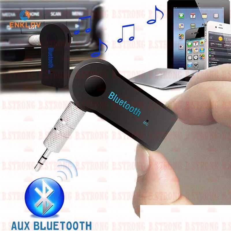 Auxiliar bluetooth cu mufa jack 3.5mm pentru sisteme audio, casetofon