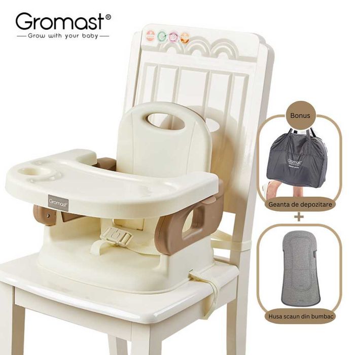 Scaun inaltator de masa, pliabil, portabil, de luat masa pentru copii