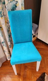 Стол цвят морско син