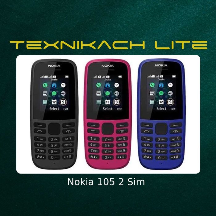 Новый! Nokia 105 Доставка Бесплатно