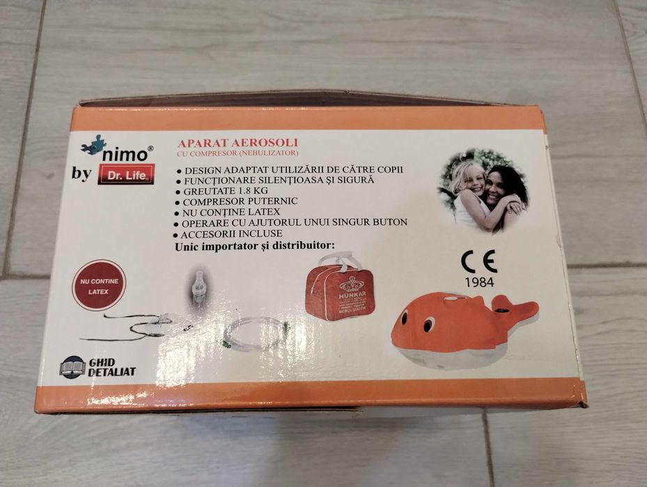 Nebulizator Nimo by Dr. Life - design copii, stare excelentă