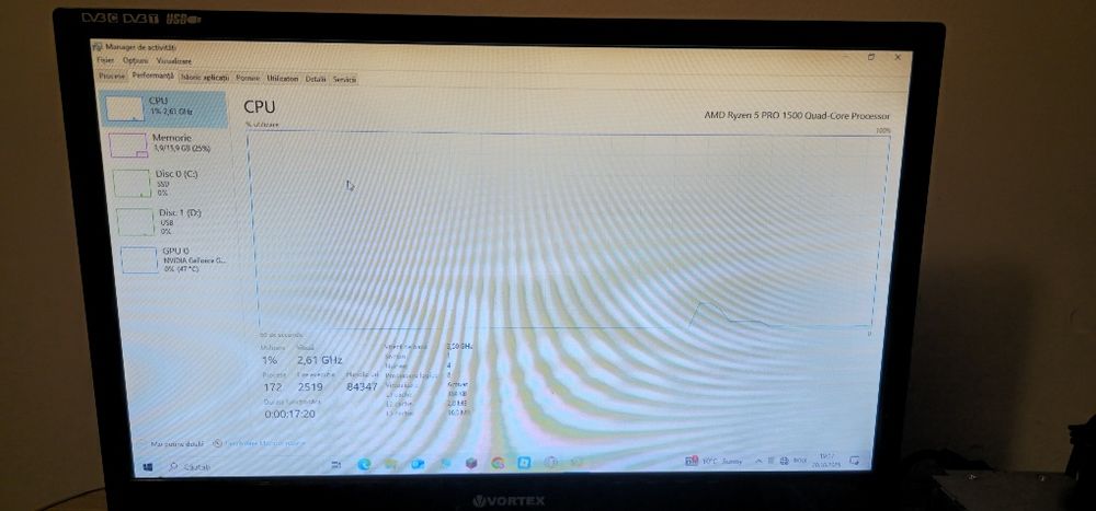 Vând pc gaming GTX 1650 + un monitor de 60 hz Negociabil