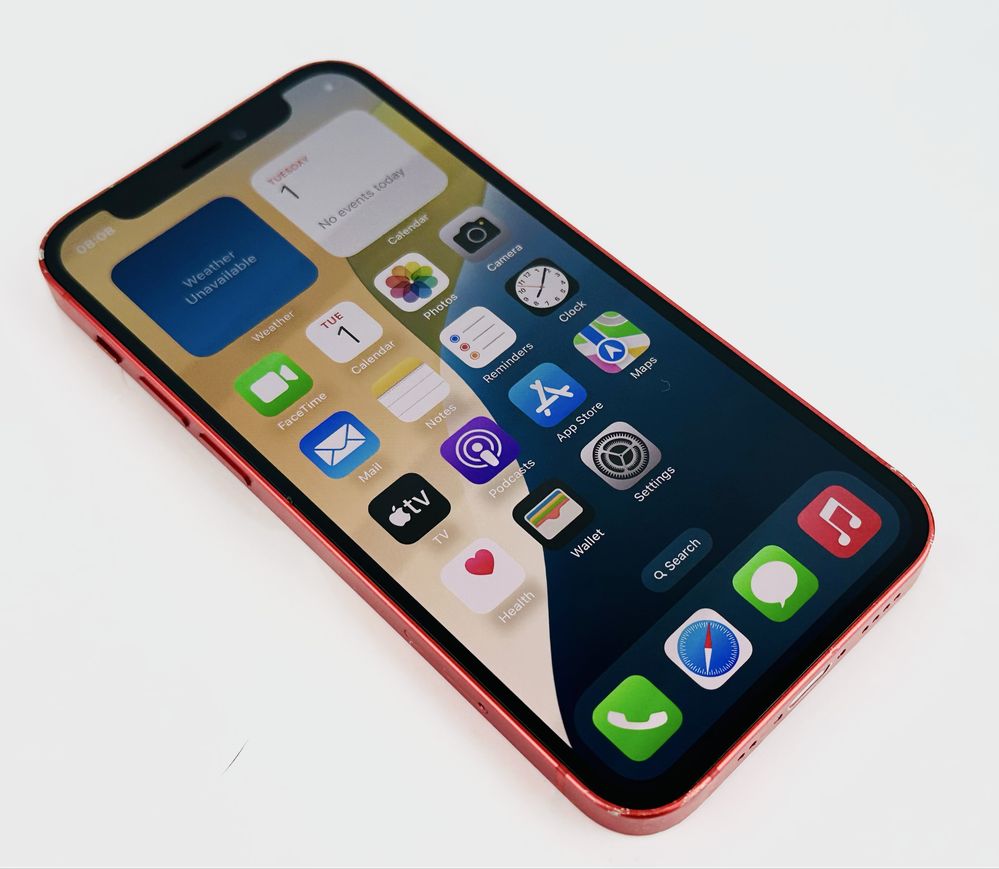 Apple iPhone 12 mini 256GB Red 100% Батерия! Гаранция!