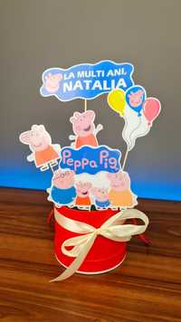 Toppere tort cu tema aleasa, Peppa pig