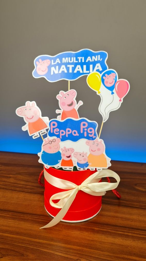 Toppere tort cu tema aleasa, Peppa pig