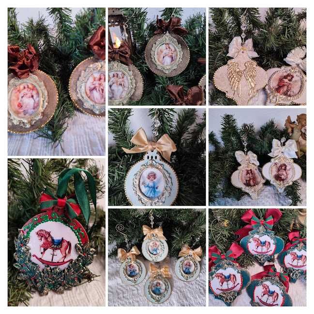 Globuri hand made stil vintage