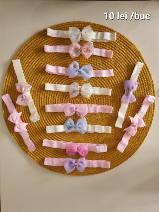 Bentite elastice fetite -25 lei set 3 buc