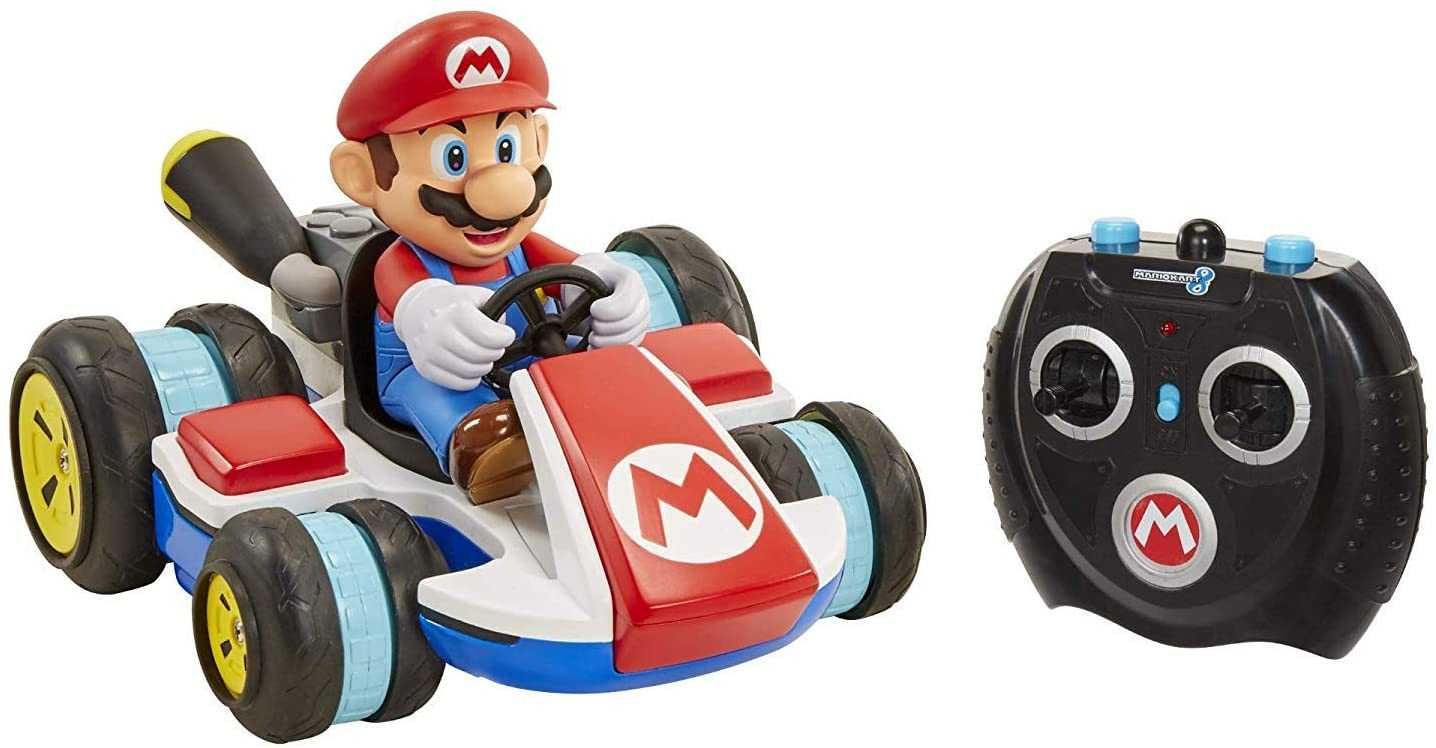 Кола с дистанционно Супер Марио Super Mario Kart Въртене 360 Оригинал