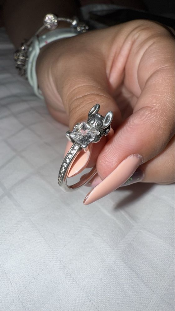 Inel tip Pandora Stitch (S925), marimea 52 (16,5mm)