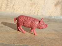 Figurina jucarie porc domestic din cauciuc colectia Kinder anii 1990