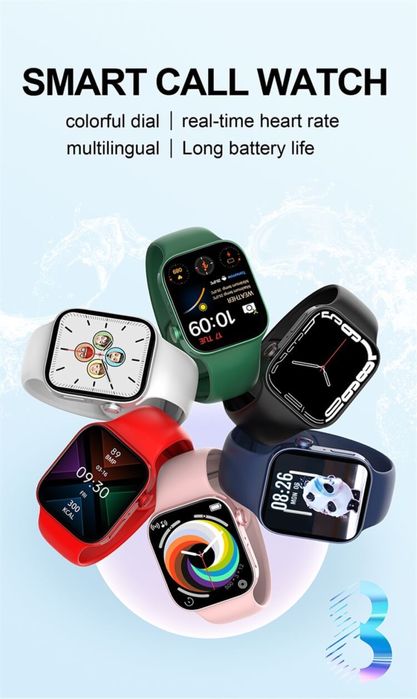 Смарт часовник apple i8 - 8 series