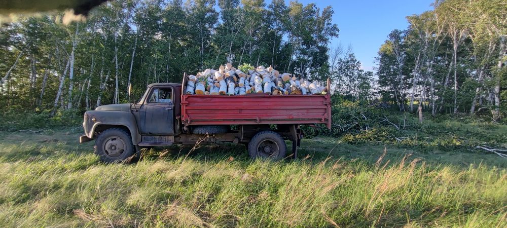 Дрова.береза.чурками.