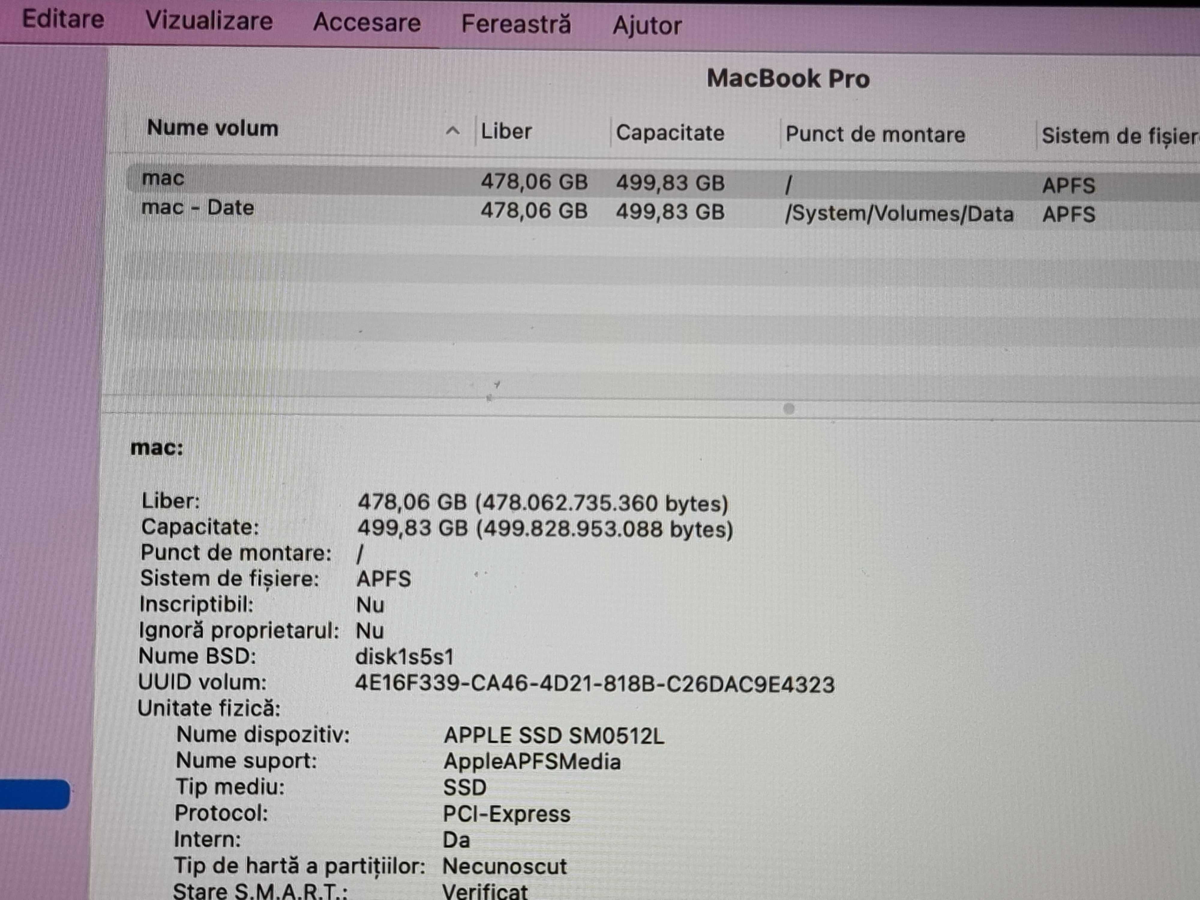 MacBook Pro 15 2016, i7, ram 16 Gb, ssd 512 Gb