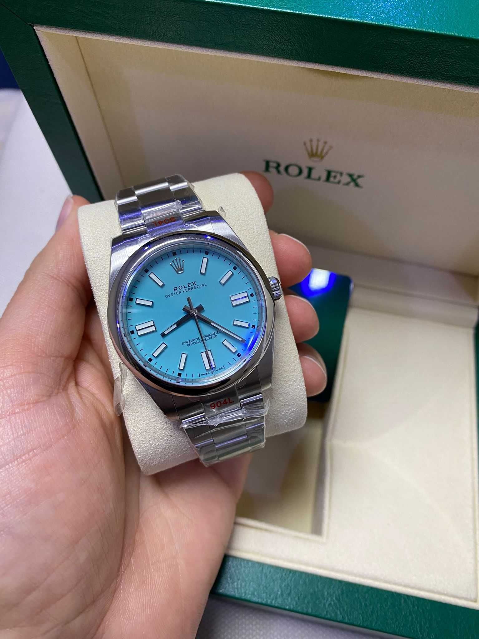 Rolex 2021 Oyster Perpetual 41mm Tiffany New