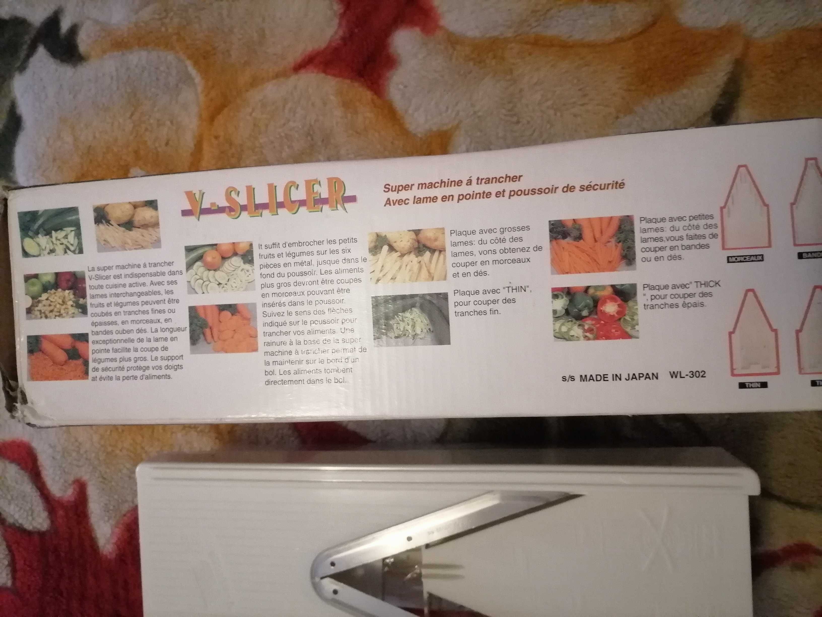 V-Slicer 6 in 1 Set feliator fructe și legume Original made în Japan