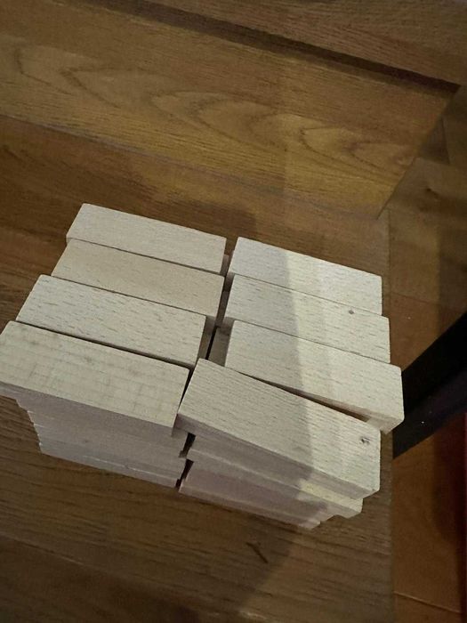 cuburi Jenga mici din lemn