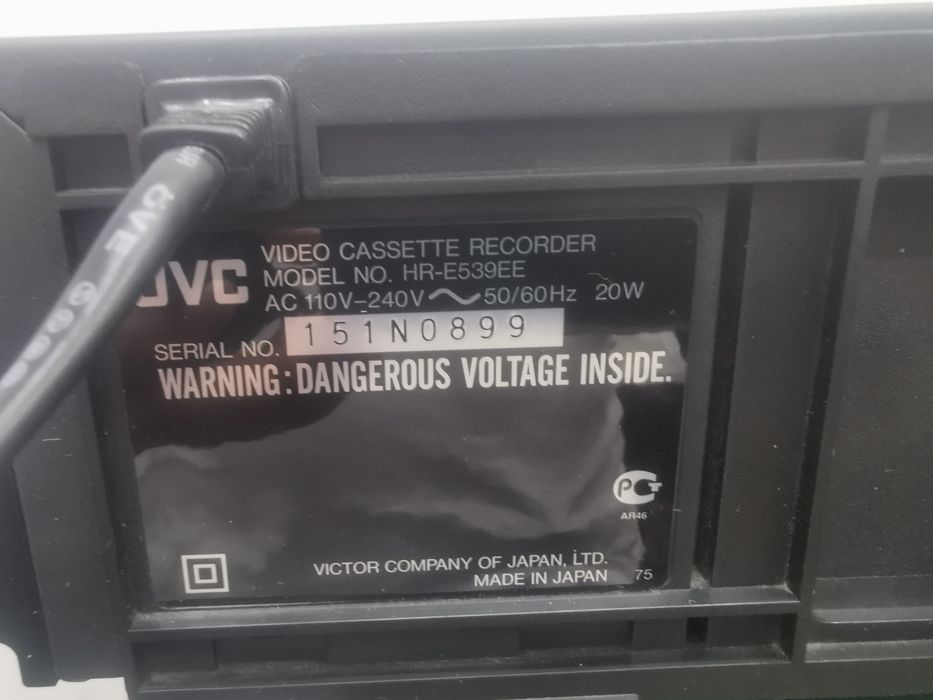 Video jvc hr-e539ee
