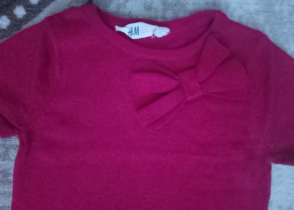 НОВИ роклички и пухен елек 3-4, 4-6 г и р.122-140