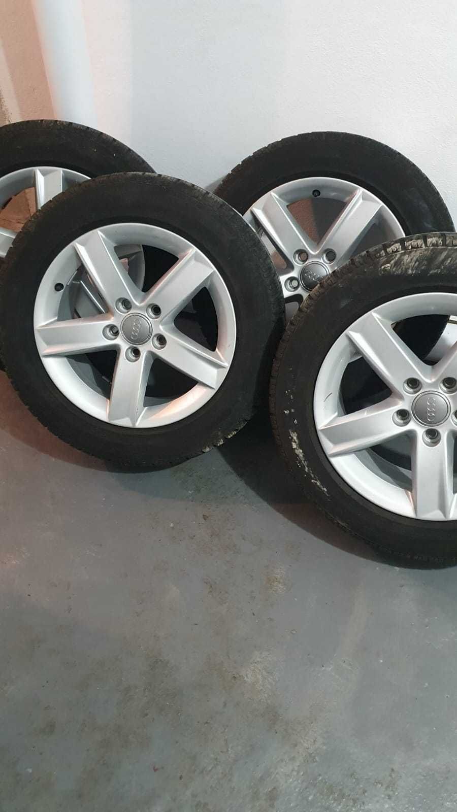 Jante AUDI RONAL 16"+Anvelope de iarnă PIRELLI Sottozero 205/60R16 92H