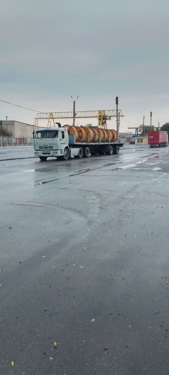 Kamaz tigach metan gaz va maz pritsep