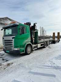 Vand Scania G450 cu macara Fassi de 8 T