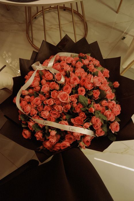 Кустовые розы цветы