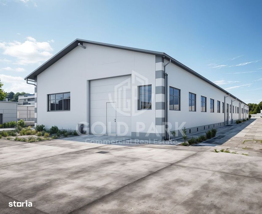 Hala/Depozit-Zona Autostrazii-Curte Betonata - Disponibil imediat