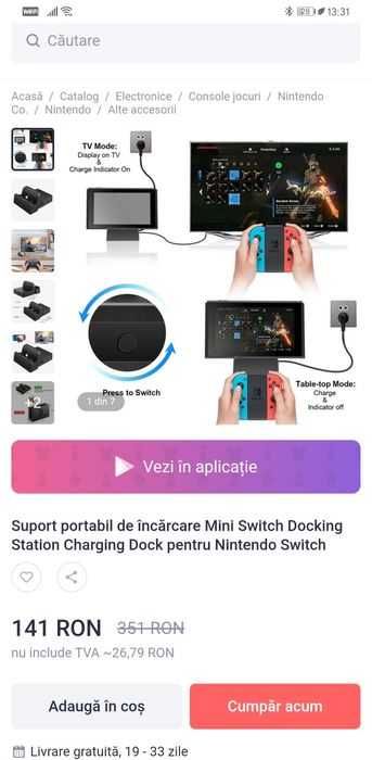 vand joc pt N Switch