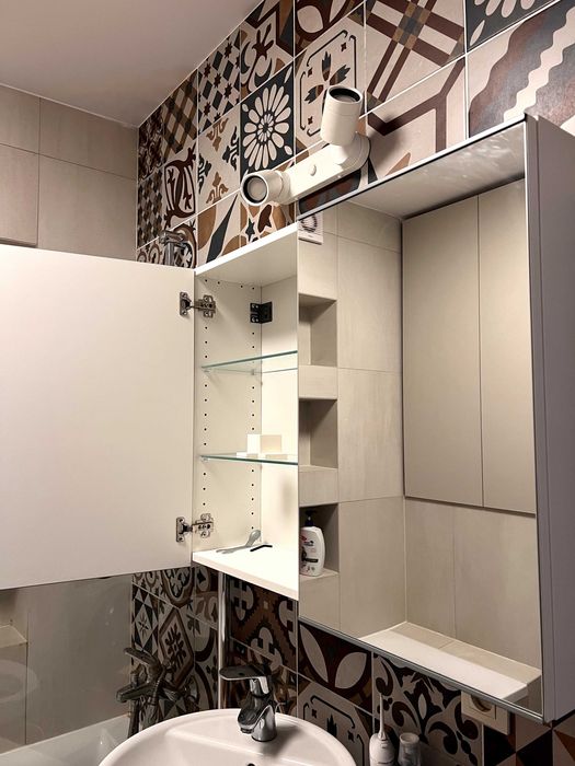 2x Dulap baie cu oglindă - 40x18x64