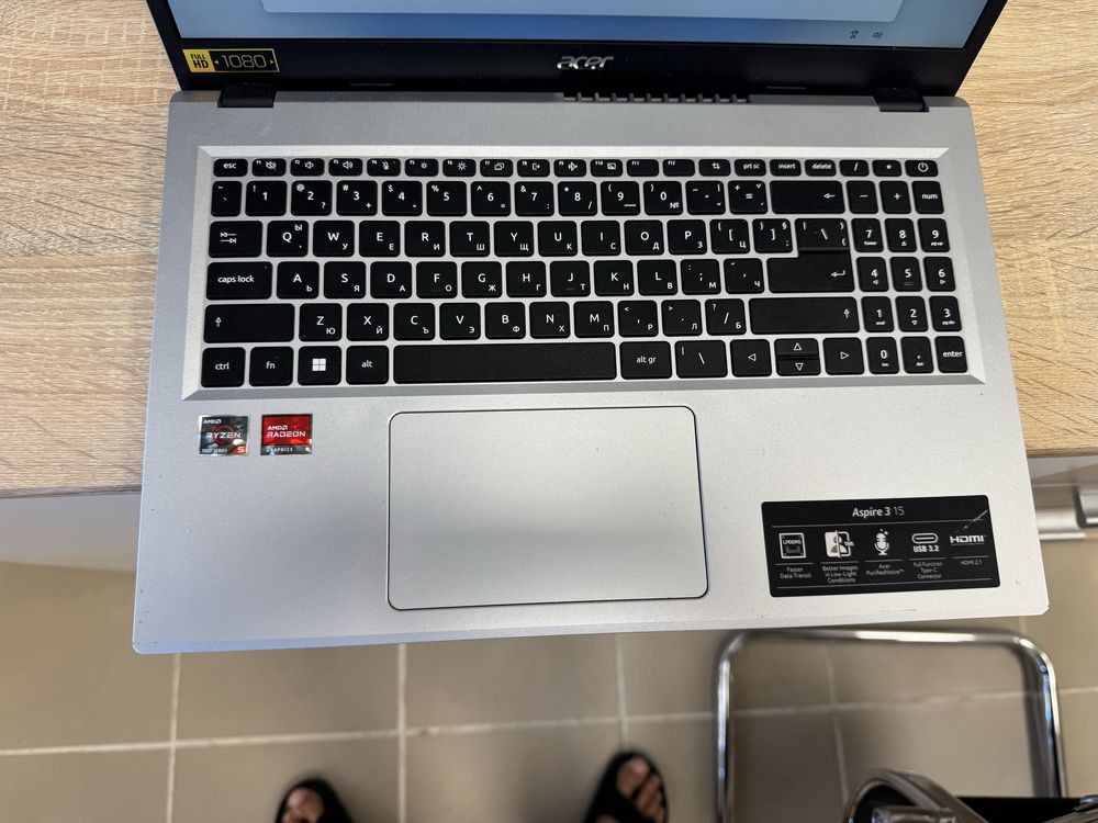 Лаптоп Acer Aspire 3 15 - 15,6”, отличен