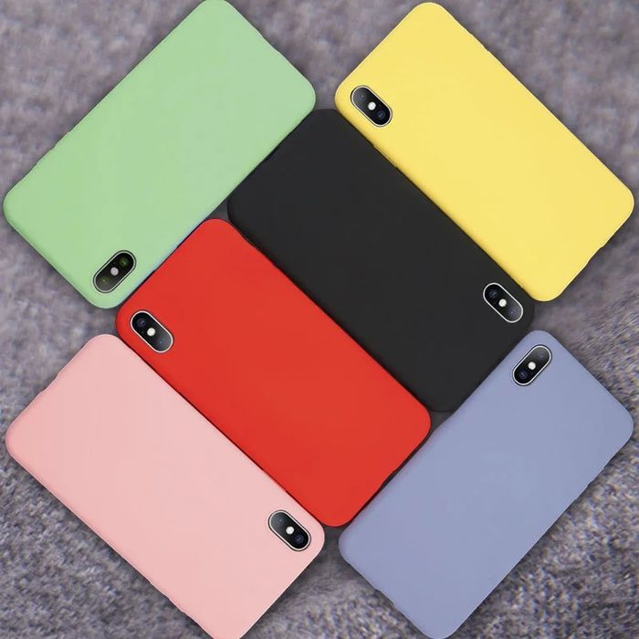 Husa silicon antisoc cu microfibra compatibil Iphone X ; Xs Max ; Xr