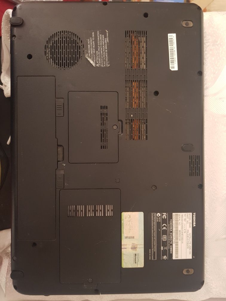 Laptop Toshiba L500 Core2Duo 6 GB RAM HDD 320 GB