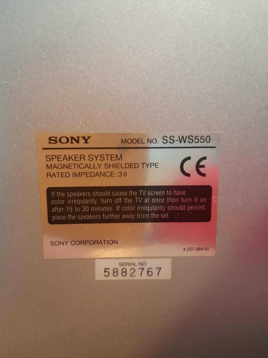 субуфер Sony SS-WS550