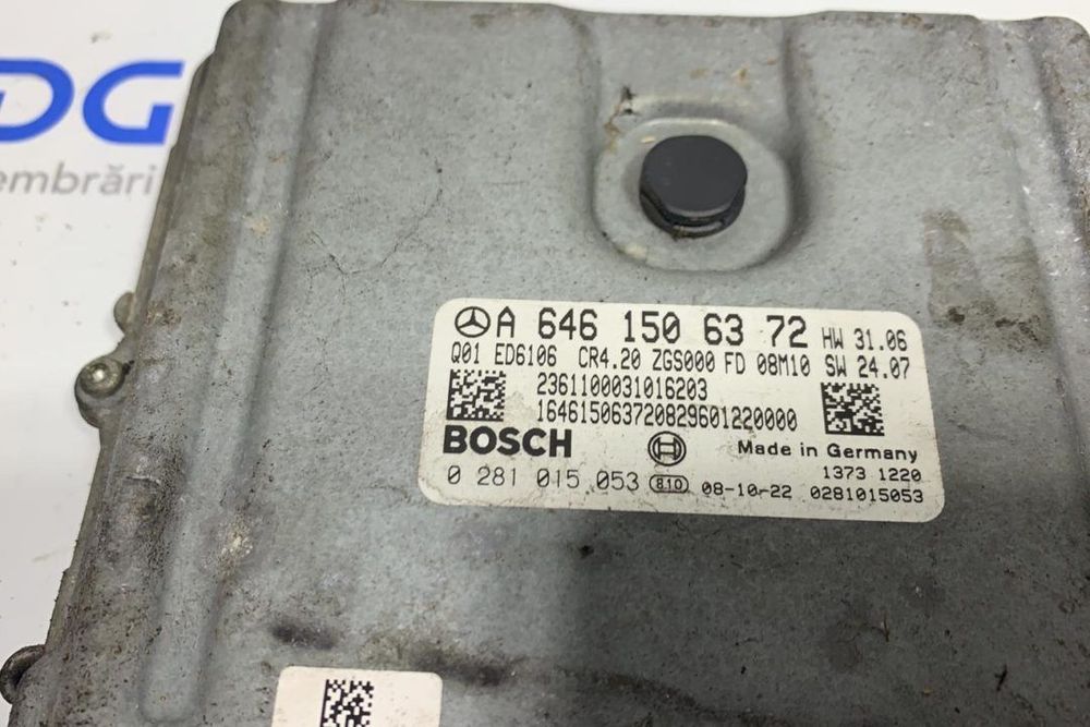 Calculator kit pornire Mercedes Sprinter 311 2.2 CDI 2006 - 2010 Euro 4 Cod A6461506372