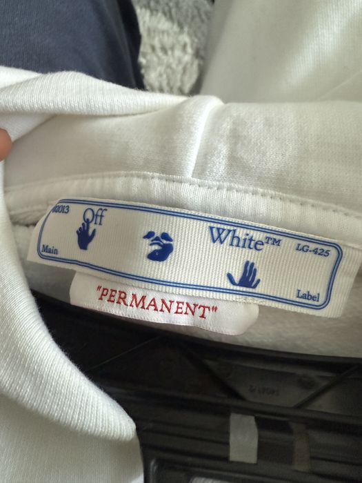 Hanorac Off-White marimea S - “Permanent” Collection