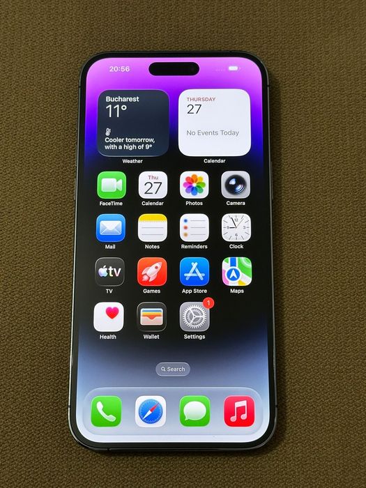 Iphone 14 Pro Max Purple 128 GB iphone 14 pro max mov stare excelenta