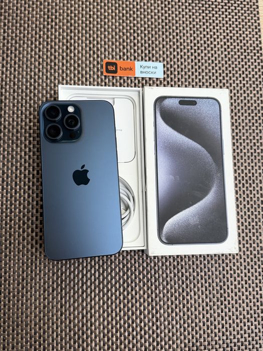256Gb *ЛИЗИНГ*/ iPhone 15 Pro Max Blue Titanium / Айфон