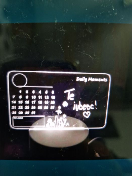 Vand calendar electronic tip tablita