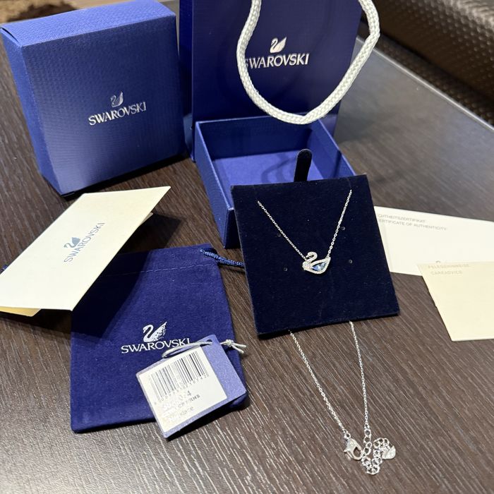 Lantisor Swarovski Model Little Swan Blue