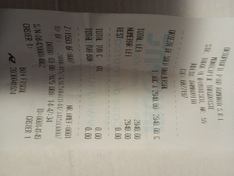 Orteza sold universala