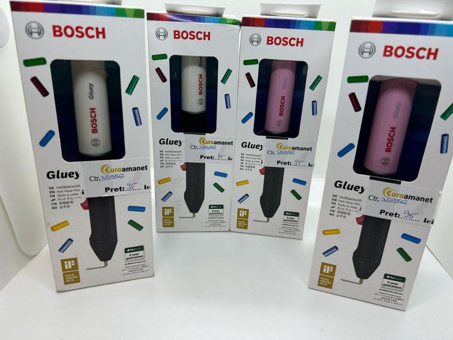 Pistol de lipit electric cu acumulator Bosch GLUEY -D-